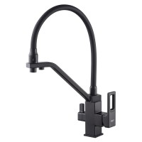Чёрный Смеситель для кухни Koer KB-72009-05 KR5007 с выходом для питьевой воды